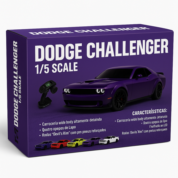 Miniatura 1/5  Scale Dodge Challenger [EDIÇÃO LIMITADA]