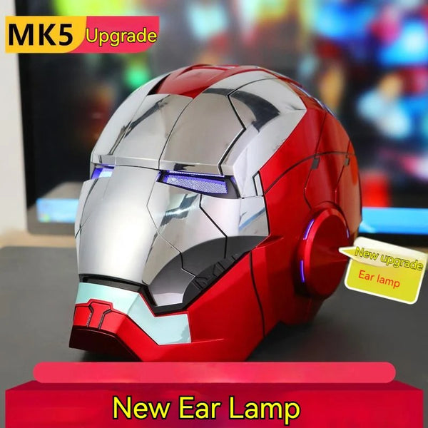 Capacete Inteligente Comando De Voz Homem de Ferro iron Man Mark 7